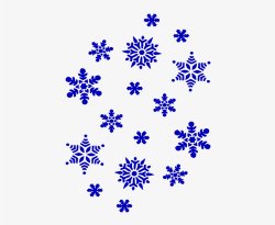 falling snowflakes